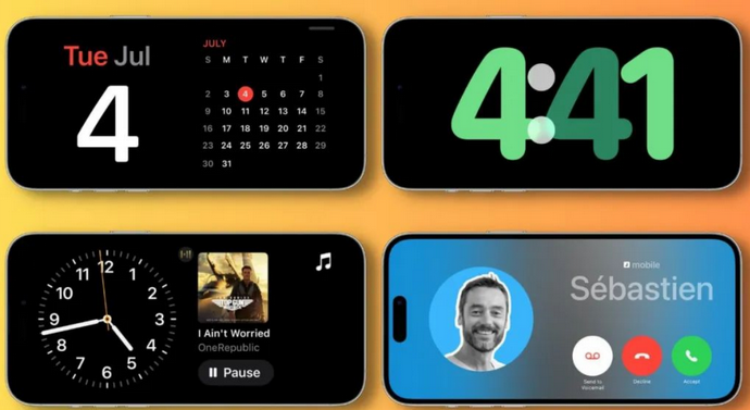 孝感苹果手机维修分享iOS17横屏充电待机显示有什么好处 