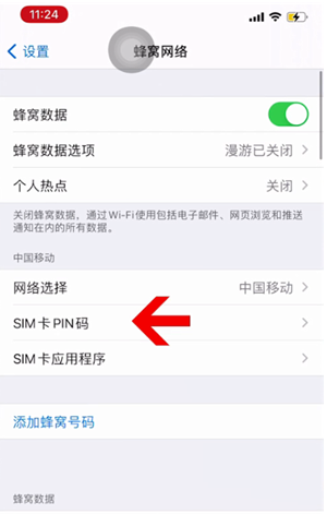 孝感苹果14维修网分享如何给iPhone14的SIM卡设置密码 