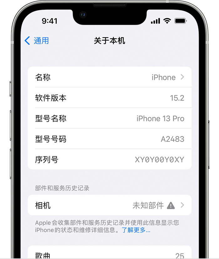 孝感苹果维修分享iPhone 出现提示相机“未知部件”是什么原因？ 