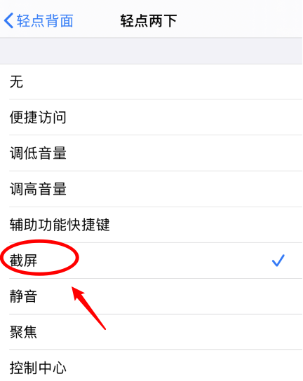 孝感苹果手机维修分享iPhone12如何启用双击截屏 